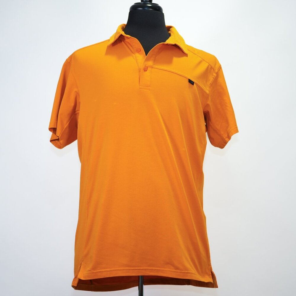 Arc’teryx Men’s Polo Shirt – Size Large (Relaxed Fit) – Bright Orange